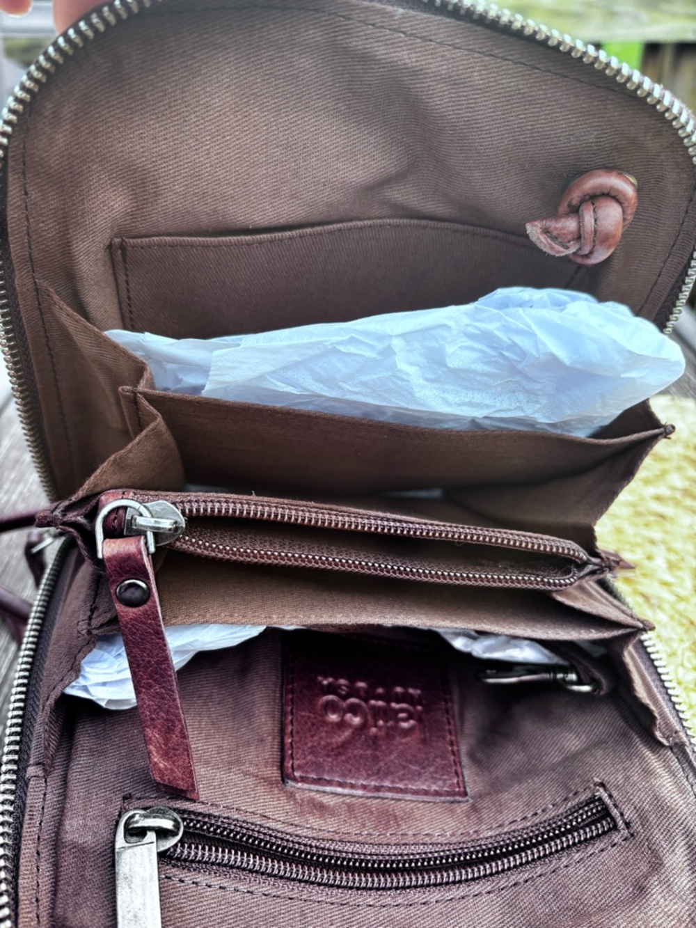 Latico Lilly Brown Leather Crossbody Bag - Picture 10 of 14